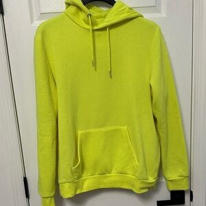 Primark Men's Bright Yellow Hoodie